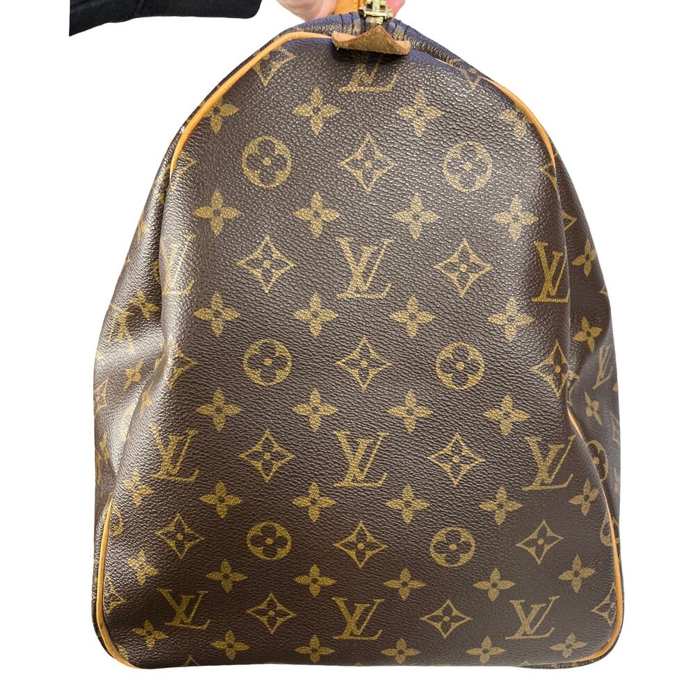 Louis Vuitton Keepall 55 Monogram Canvas Travel Duffle Bag Vintage France - Picture 16 of 16